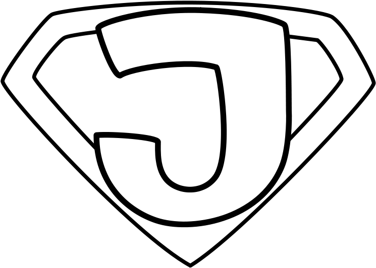 Free Super Jesus Enhanced Outline - Jesus Christ (800x566)