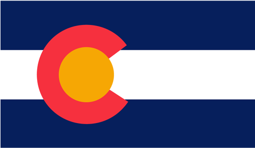 Colorado Flag Custom Design The Perfect Logo For Your - Free Colorado Flag Vector (500x500)
