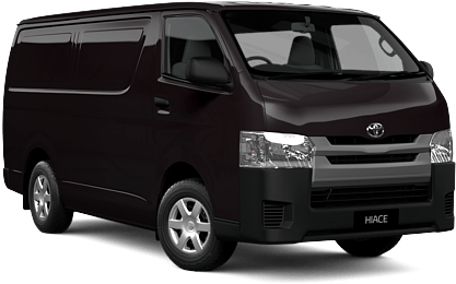 Your Toyota Hiace Long Wheelbase Van - Toyota Hiace Van Black (519x292)