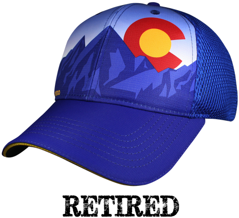 Khaki Brown Colorado State Flag Legacy Trucker Hat - Redneck Girl With Truck Shower Curtain (500x500)