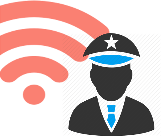 Police Wifi - Wifi Alarm - Engineer Symbol (512x512)