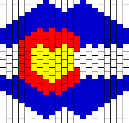 Colorado Flag Mask - Bruges (442x420)