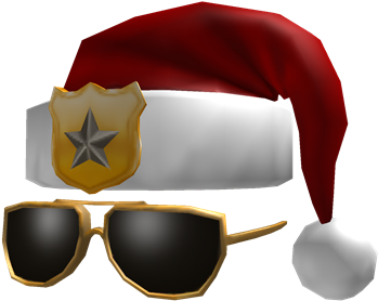 Luckily, This Lovely Hat Wasn't Within A Gift, So All - Police Santa Hat (420x420)