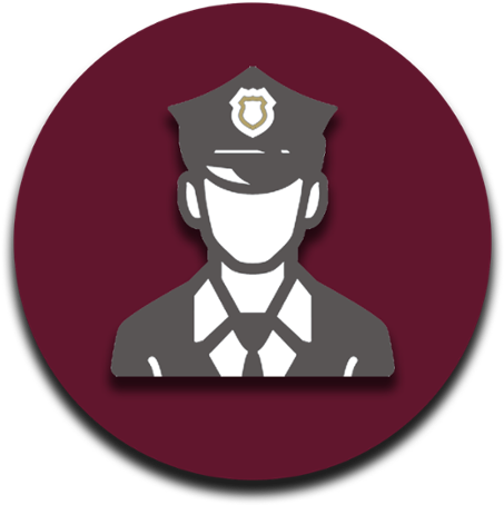 Police Icon - Cartoon (500x500)
