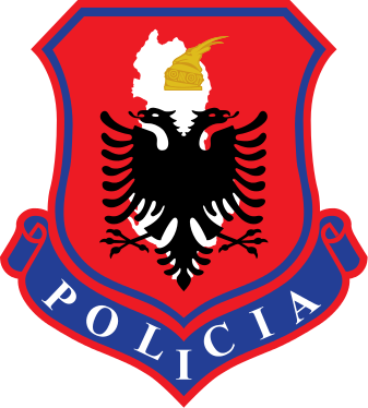 Albanian Police Logo Patch - Albania Two Headed Eagle (337x374)
