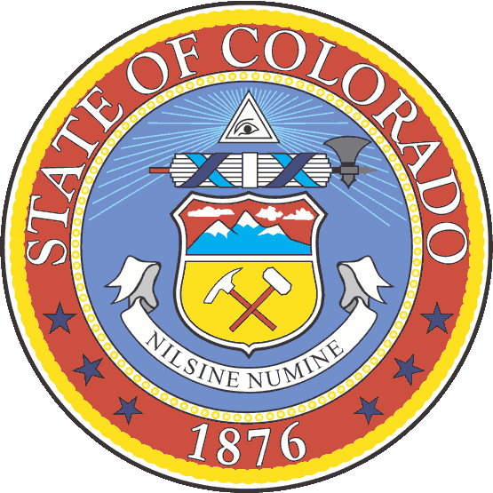 Colorado State Seal Vector - Colorado Seal Throw Blanket (555x555)