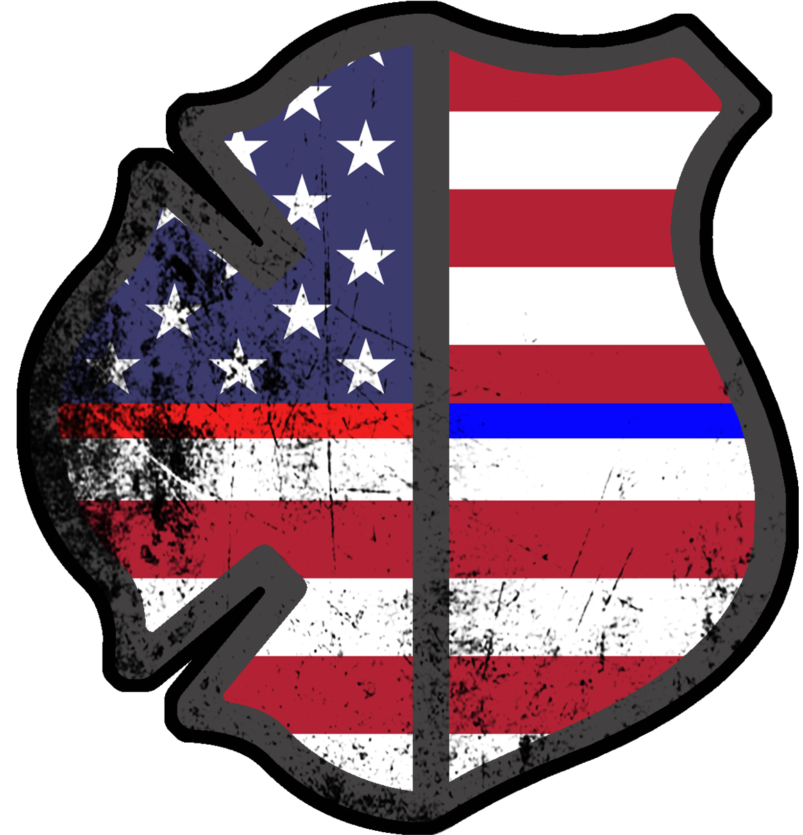 American Fire Police Decal American Responder Designs - Crest (1400x1400)