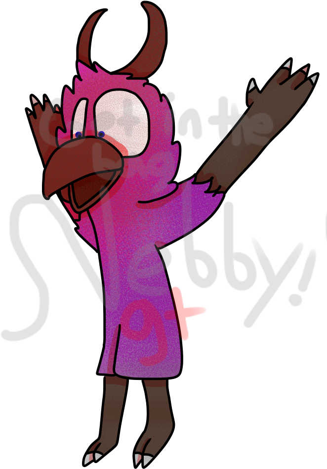 123 Slaughter Me Street Greeter By Getinthebaggynebby - Cartoon (680x965)