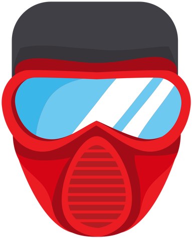 Firefighter Mask Illustration Transparent Png - Vector Graphics (512x512)