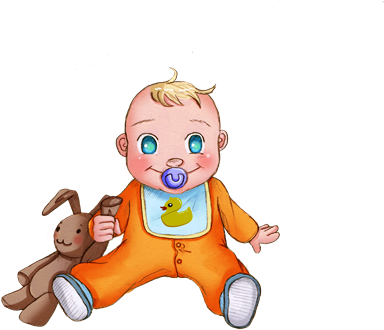 The Cutest Greeter - Cartoon (451x640)