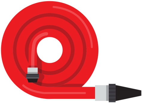 Firefighter Hose Illustration Transparent Png - Manguera De Bombero Dibujo (512x512)