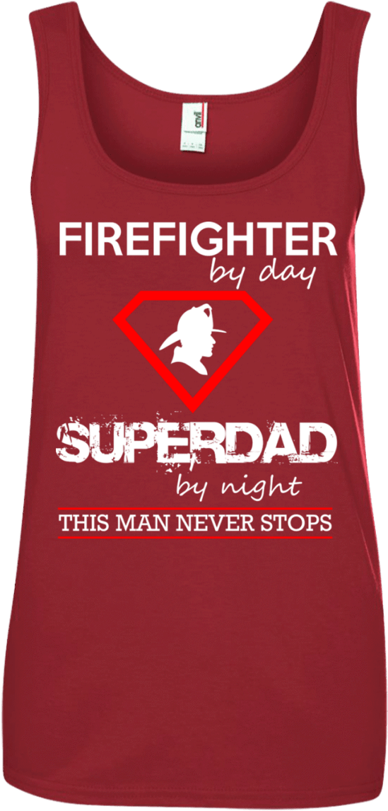 Firefighter Superdad Tank Top - Shirt (1155x1155)