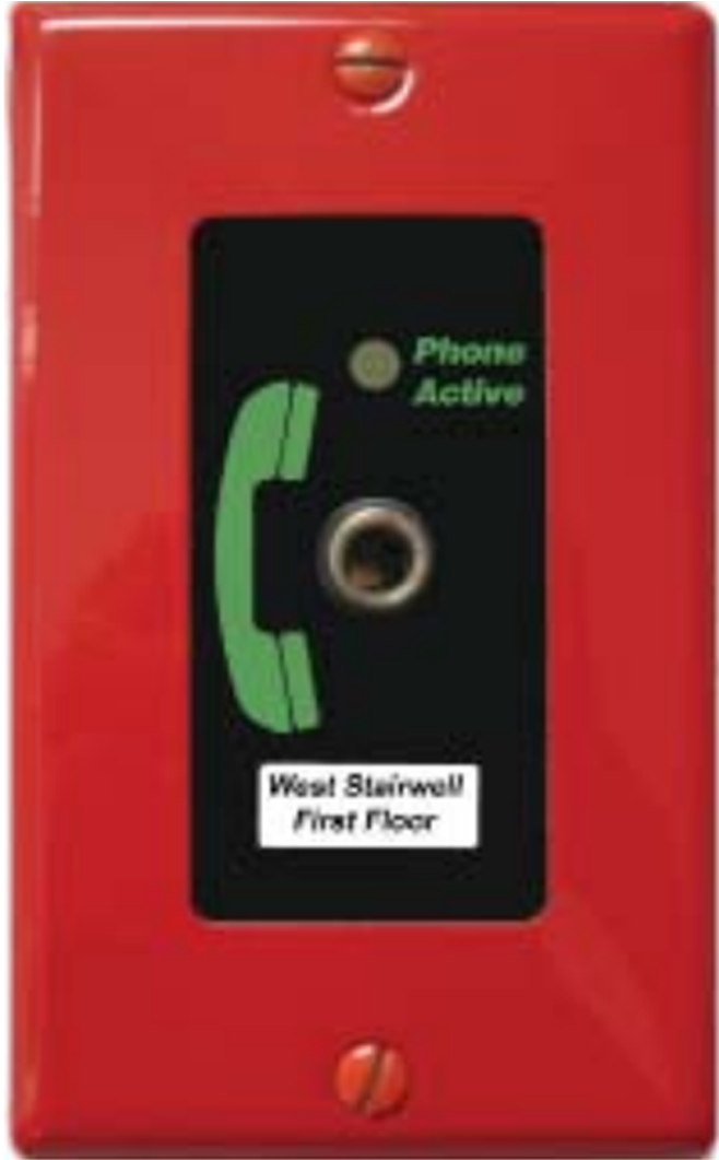 Addressable Telephone Jack - Fire Fighter Telephone (1417x1181)
