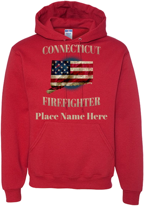 Connecticut Firefighter Personalized Hoodie - Hoodie (700x700)