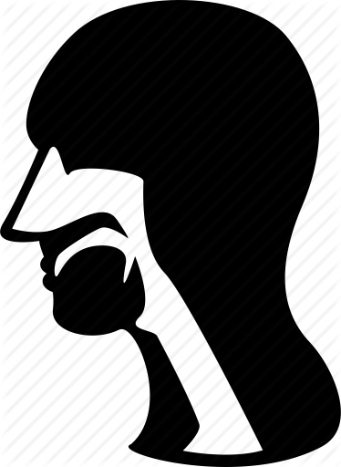 Signs Of Laryngeal Cancer - Head And Neck Cancer Icon (374x512)