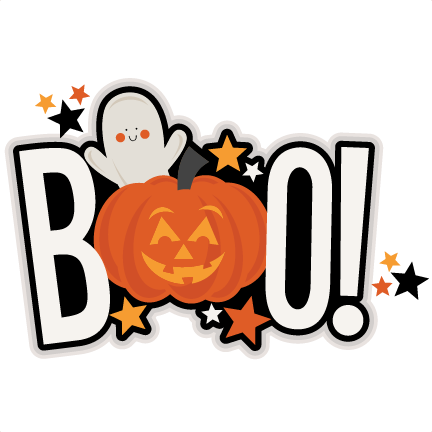 Boo Title Svg Scrapbook Cut File Cute Clipart Files - Miss Kate Cuttables Halloween (432x432)