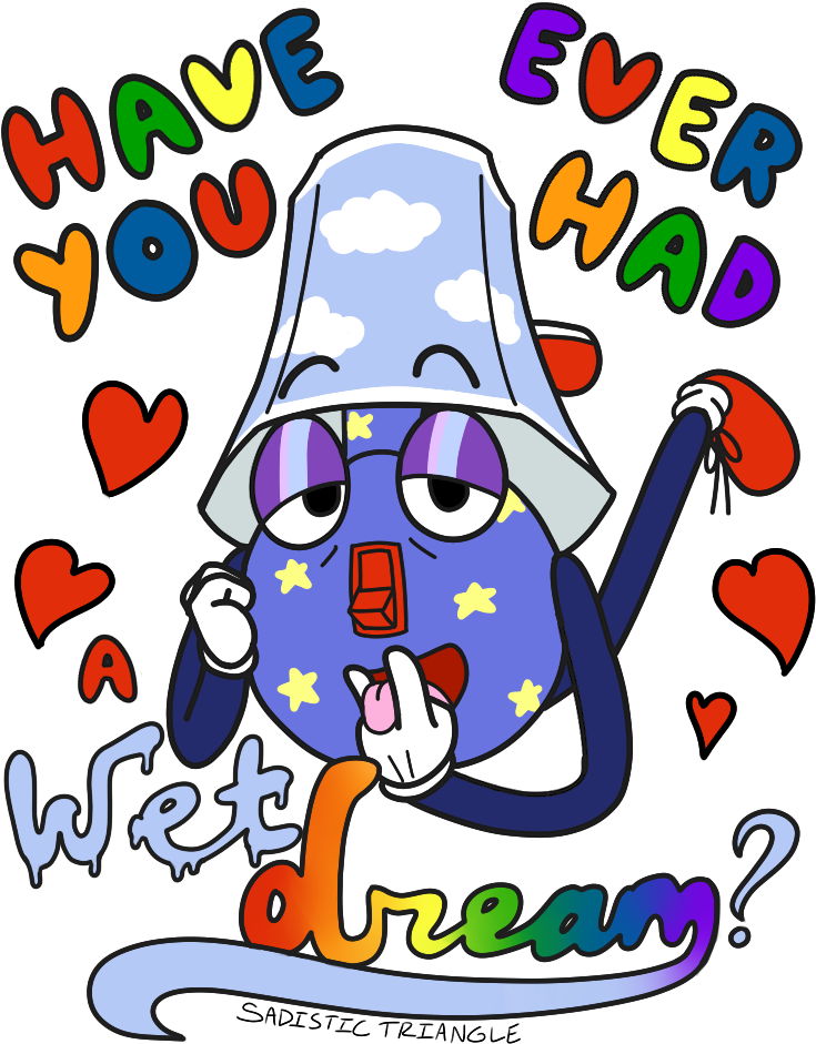 “ Last Night I Had A Dream Where I Drew This - Dhmis Larry The Lamp (813x995)