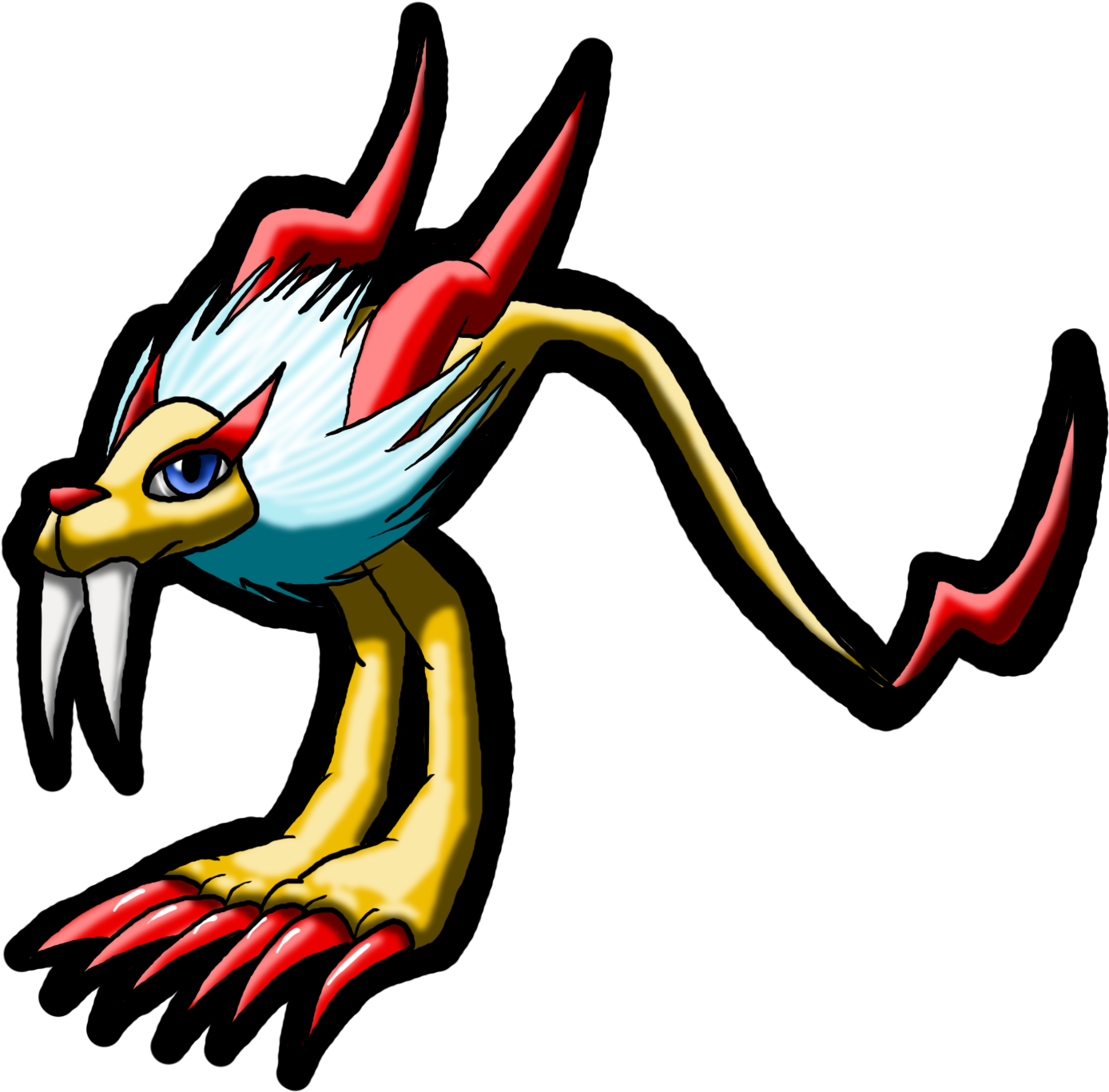 A Nightmaren Resembling A Lion, Gaos Run Around The - Nights Into Dreams Third Level Nightmaren (1800x1530)