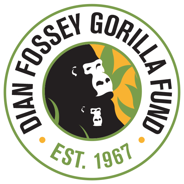 Circle Logo With Lines Color Png - Dian Fossey Gorilla Fund International (591x591)