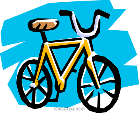 Bicicleta Livre De Direitos Vetores Clip Art Ilustração - Bicycle Clip Art (480x392)