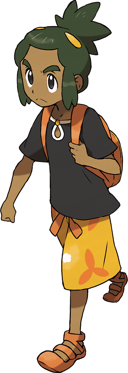 Both Hau And Lillie Return As Main Characters On Your - Pokemon Ultra Sun Hau (438x1277)