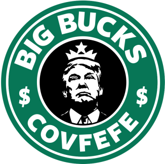 Big Bucks Covfefe Car Magnet - Let's Get Coffee Luke Cage (350x350)