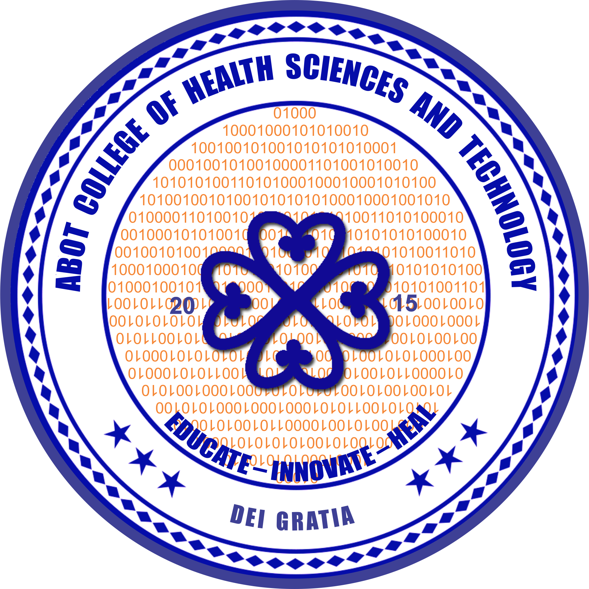 The Pattern Of 1's And 0's, Encoded And Embedded In - University Of Stanford Logo (1892x1891)