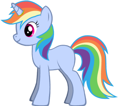 Unicorn Rainbow Dash By Katmares - Rainbow Dash (830x650)