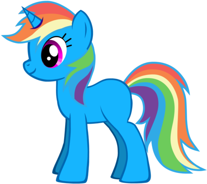 Rainbow Dash, The Best Unicorn By Vinylandoctavia - Bajancanadian Pony (900x705)