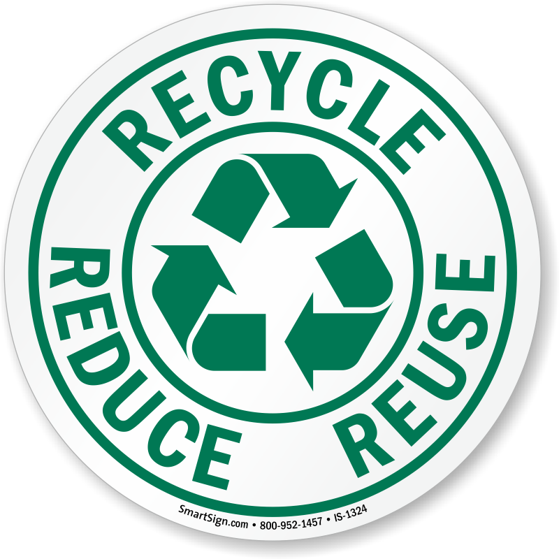 Recycle Reduce Reuse Iso Circle Sign - Ballpoint Pen Paper Mate Green 1 Pc(s) (800x800)