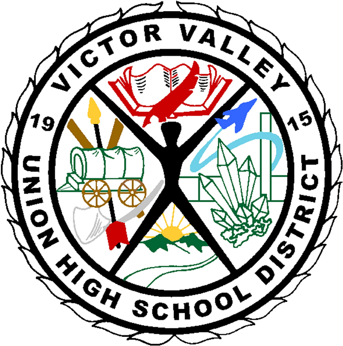 Victor Valley Union High School District - Victor Valley School District Logo (720x725)