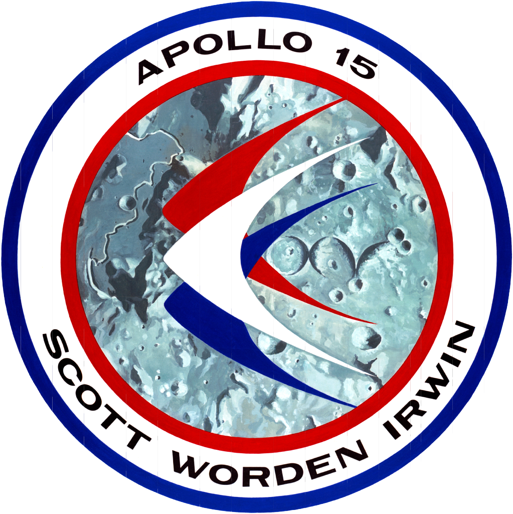 The Stamps Were Lithographed And Engraved By The Bureau - Apollo 15 Mission Patch (1023x1024)