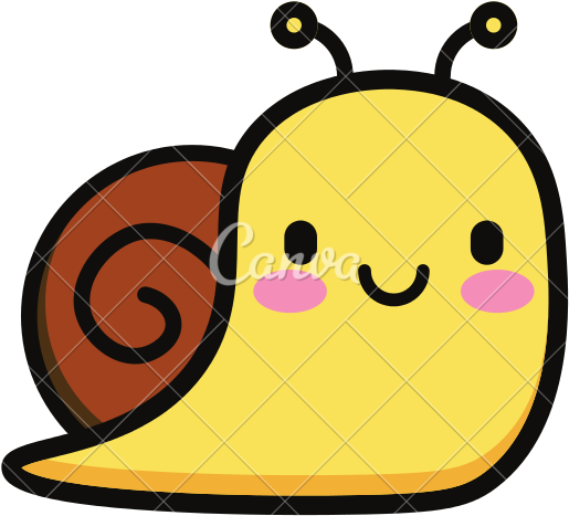 52 Free Cute Clipart - Cartoon Snail (550x550)