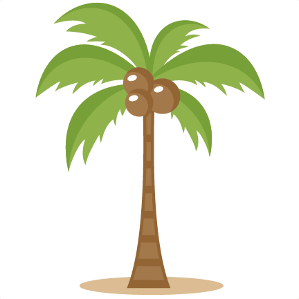 Free Palm Tree Clipart - Palm Tree Png Cartoon (432x432)
