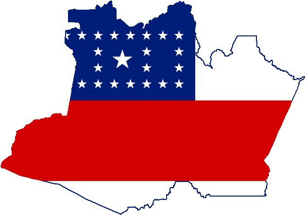 Flag-map Of Amazonas - Magflags Xxl Flag Amazonas | Landscape Flag | 3.375qm (652x484)