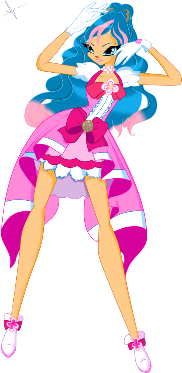 Ashia By Maricostra - Pretty Cure Winx (629x1268)