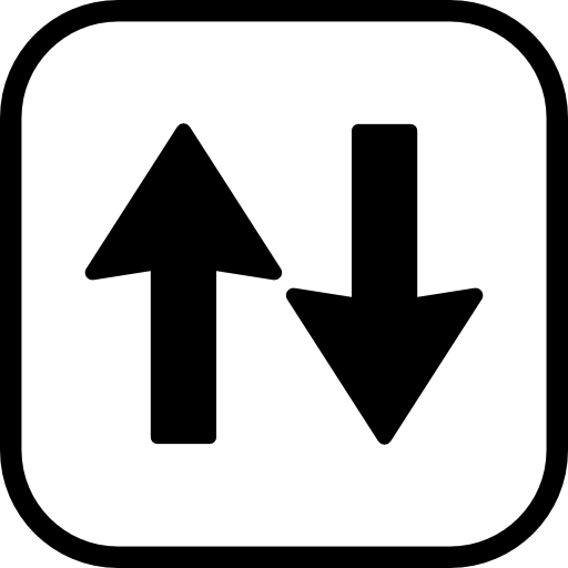 Elevator Arrows Free Icon - Two Way Street Sign (512x512)