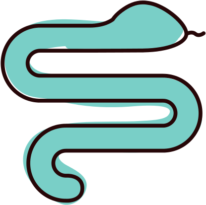 Silhouette With Snake Wild Animal Color - Silhouette (550x550)