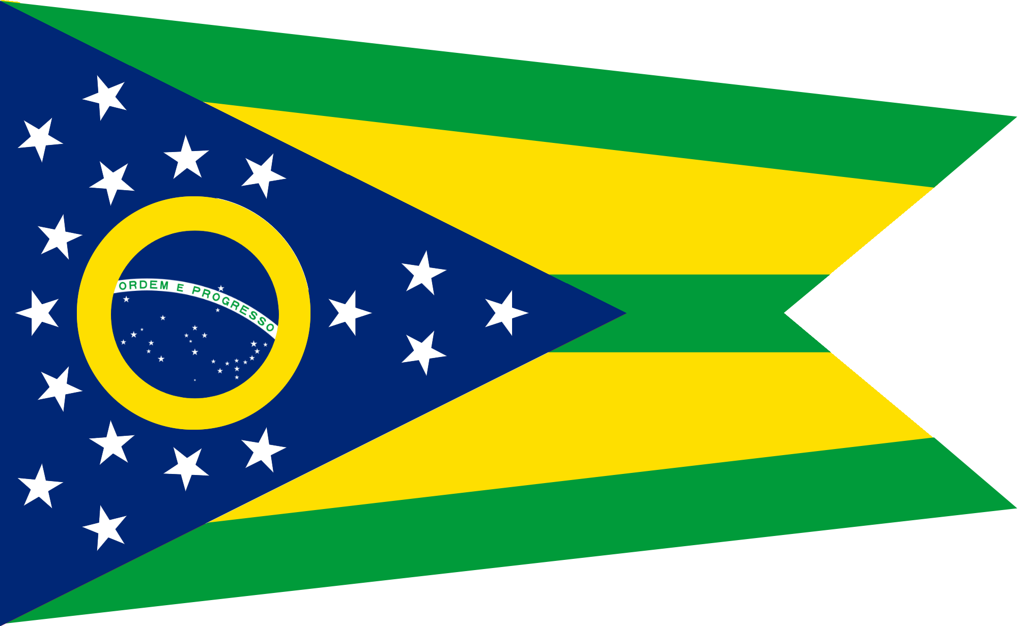 Ocbrasil In The Style Of Ohio - Ohio Flag (2000x1231)