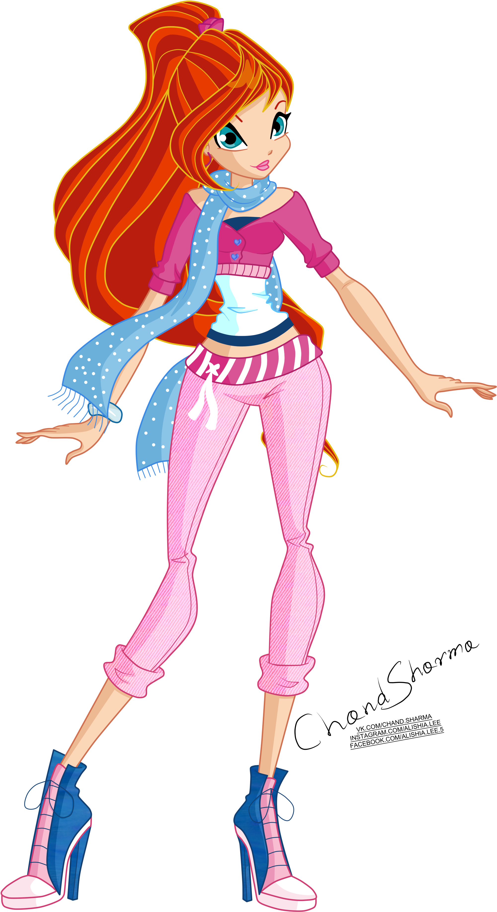 Bloom Cafe Style By Chandsharma Bloom Cafe Style By - Winx Bloom Cafe Style (2109x3845)