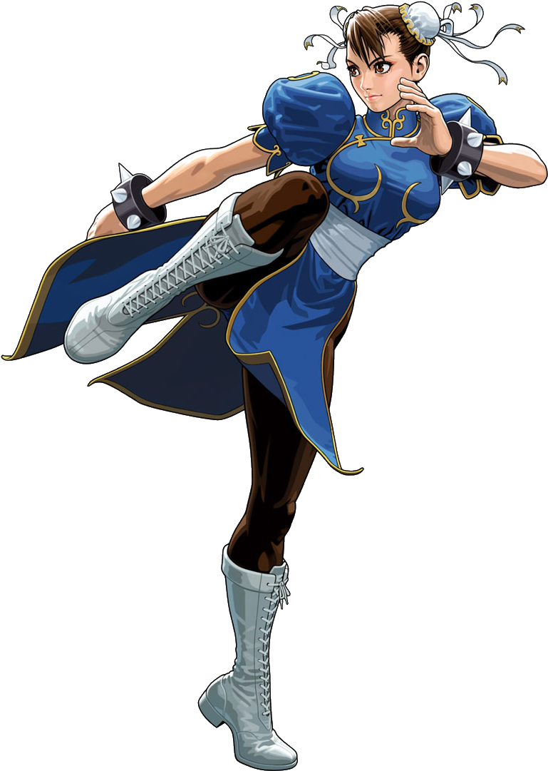 Chun-li - Chung Lee Street Fighter Kick (850x1100)