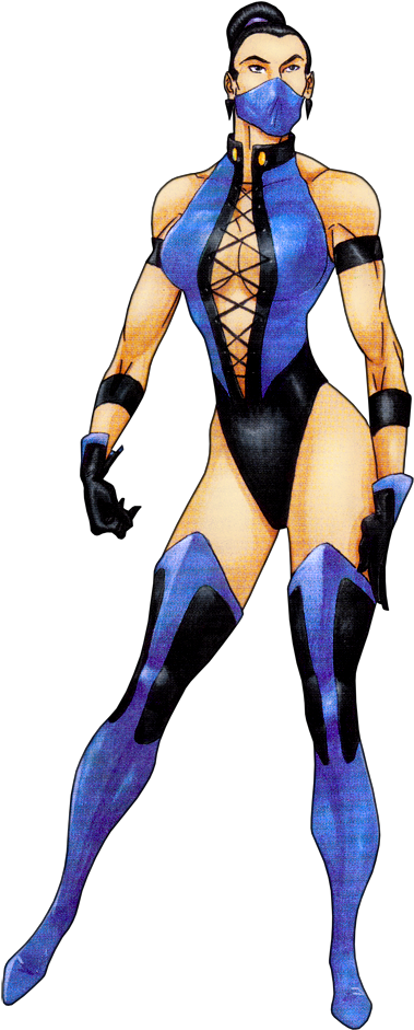 Kitana Umk3 Art - Ultimate Mortal Kombat 3 Jade (403x953)