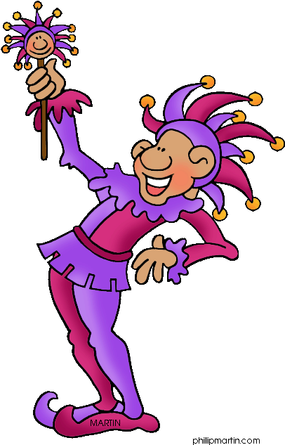 Cartoon Jester Vector Clip Art Illustration Stock Vector - Renaissance Clipart (481x648)