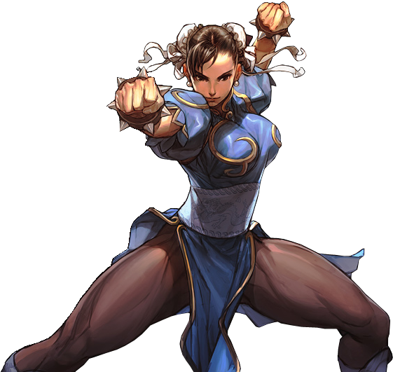 Street Fighter Ii - Chun Li Official Art (621x540)