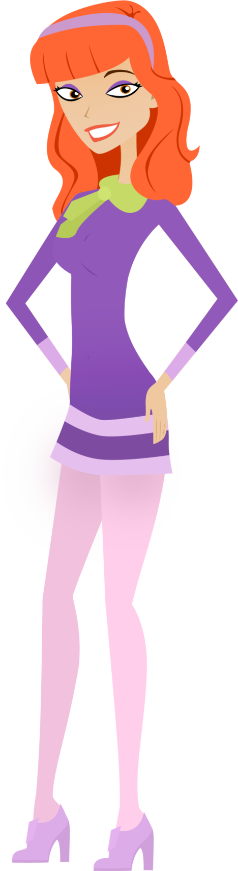 Daphne 6teen Style By Catdigitalart - Active Tank (468x1708)