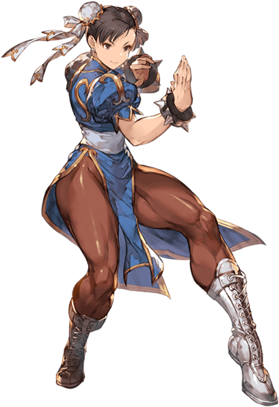 Chun-li,street Fighter,уличный Боец,игры,игровой Арт,game - Granblue Fantasy Chun Li (811x676)