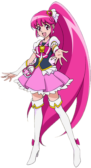 Happiness Charge Pretty Cure Movie Cure Lovely Pose - Happiness Charge Precure Cure Lovely (310x560)