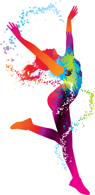 Cartoon Girl Dancing Jazz Clipart - Good Living In Hard Times (544x648)
