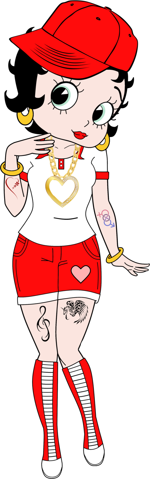 Boop Anime Betty Boop (501x1594)