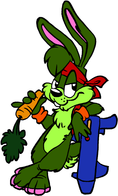 Jazz Jackrabbit Png (393x640)